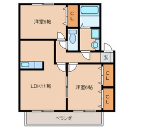 ラヴィーンコートの物件間取画像